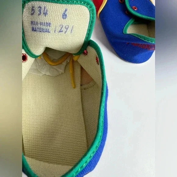 Vintage Playskool Crib Shoes Red, Blue, Green, Yellow - Picture 8 of 8